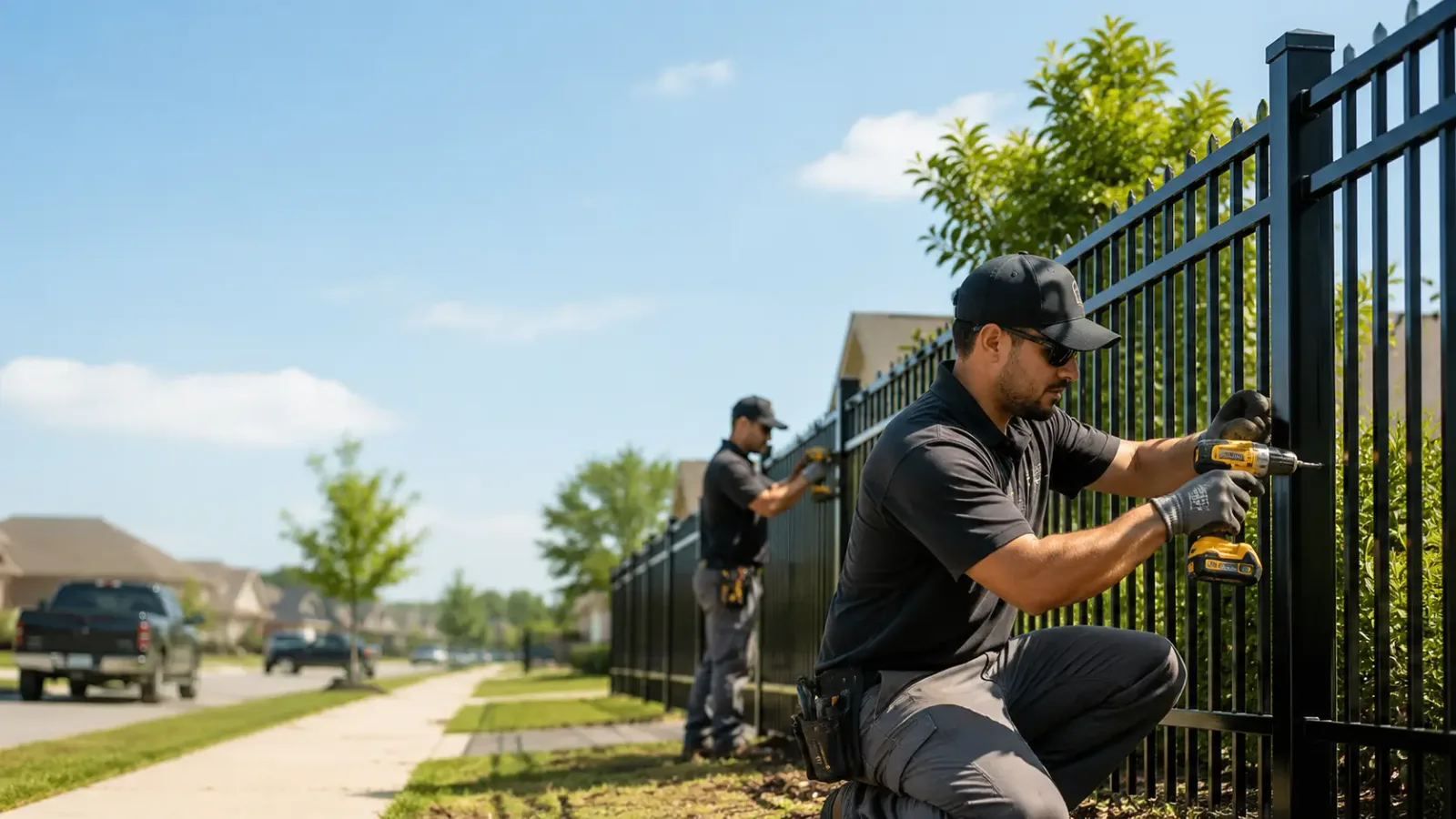 Metal Fence Installation in Urbana, IN